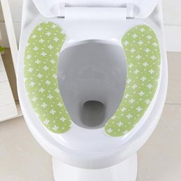 Toilet Seat Covers 2X Cover Cushion Cute Looking Household Accessories Adult Plush Warm Pad Thick Home Supplies Seats Warmer