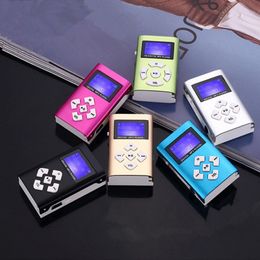 MINI MP3 Player USB Clip Music Players LCD -skärm Support 32GB Micro SD TF Card Sports Music Player Walkman In Stock