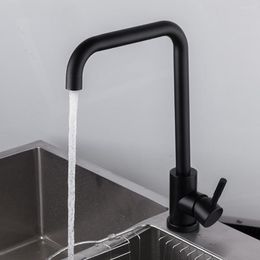 Kitchen Faucets Stainless Steel Anti-corrosion Single Handle Sink Faucet