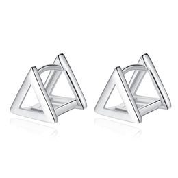 Personalized Women Geometric Triangle S925 Sterling Silver Stud Earrings Female Luxury Brand Design Earrings Wedding Party High-end Jewelry Valentine's Day Gift