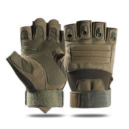 Cycling Gloves 2022 men women military tactical half finger hunting gloves airsoft sport glove outdoor camping hiking army hunting gloves P230512
