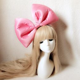 Hair Rubber Bands Oversized Super Giant Big Bow Bowknot KIKI Cosplay Headband Head wear Headpieces Party Po Props 230512