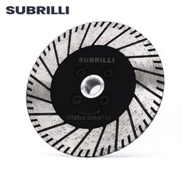 Zaagbladen SUBRILLI Diamond Dual Cutting Wheel MultiPurpose Grinding Disc Diamond Saw Blade For Granite Concrete Marble M14 5/811