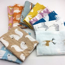 Blankets Swaddling Cotton Baby born Soft Blanket Muslin Swaddle Wrap Feeding Burp Cloth Towel Scarf Stuff 58x58cm 230512