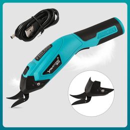 Scharen Handheld Electric Scissor Electric Cutting Tool USB Rechargeable Cordless Power Tool Cutting Machine Tungsten Steel Scissor Head