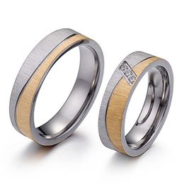 Wedding Rings Pure Handmade Vintage Western Lover's Alliance Marriage Couple For Men And Women Titanium Steel Jewelry Ring