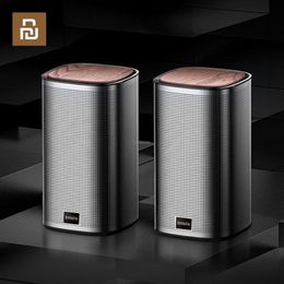 Speakers Youpin BINNIFA Desktop Computer Stereo Bluetooth Speaker Bluetooth 5.0 Wireless Double Bass Microphone Connection USB Sound Card