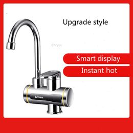 Heaters Instant electric hot water faucet household kitchen over water fast heating faucet water heater small kitchen treasure