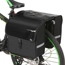 Waterproof Bicycle Trunk Bag MTB Road Bike luggage Double Pannier at the back cycling Rack Rear Seat Tail Carrier case MX200717311Q