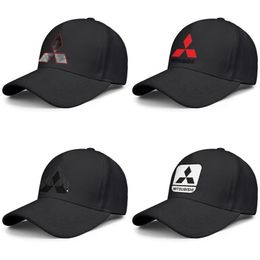 Mitsubishi Distressed electric cars logo mens and women adjustable trucker cap design blank cute unique baseballhats Logo Wallpape260h