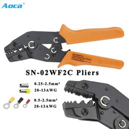 Tang SN02WF2C/SN2 Crimping Pliers Tube/Non Insulation Terminals Electrical Clamp Kit Tools Crimping Tool Wiring Crimp Pliers