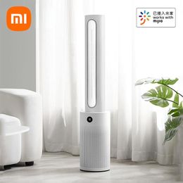 Accessories NEW Xiaomi Mijia Smart Leafless Purification Fan Air Purifier Bladeless Fan 2in1 Circulating Natural Wind Work With Mi Home App