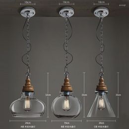 Pendant Lamps Loft Style Vintage Industrial Lighting Retro Lamp Edison Light Bulb Lamparas Lustres E Pendentes