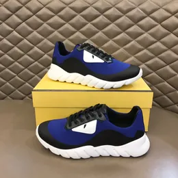 Fendien mens leather sports Best-quality running fashion Paris sports sflat shoes white and black leisure shoes.shoe