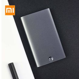 Wallets Original Xiaomi Youpin Mijia Rice Card Case Men Women Business Metal Wallet Card Holder Aluminum Smart Card Case Can Bank Card