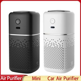 Purifiers Xiaomi Youpin 2022 New Air Purifier Mini Cleaner Negative Ion USB Home Remove Formaldehyde Car Accessories Portable Air Freshen