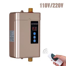 Heaters 110V 220V Instant Electric Water Heater Faucet Intelligent Touch Heating Fast 3 Seconds Hot Shower with Temperature Display