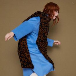 Scarves 2023 Z Red Point Leopard Scarf Girl In Autumn And Winter Thickened Warm Double-sided Cashmere Like Shawl