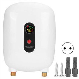 Heaters Mini Hot Water Heater Electric Fixed Frequency Water Heating Appliance for Bathroom Shower Household Water Heater