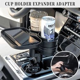 Organisation 3 in 1 Mintiml Car Cup Holder Expander Adapter Slipproof Car Truck Drink Cup Holders With Wireless Charging Board Container