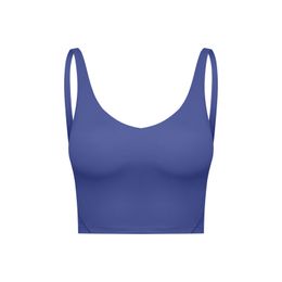 Back Women Yoga Bra Tank Tops Soft Fabric Shockproof Sports Bra Shirts Fitness Vest Top Sexy Underwear Solid Colour Gym Clothes with Removable Cups 0ESJ