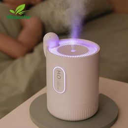 Purifiers Portable Rechargeable Air Humidifier 330ml Wireless Essential Oil Aroma Diffuser Ultrasonic Sprayer Purifier
