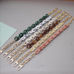 Bag Parts & Accessories Acrylic Shoulder Strap Chic Resin Chain For DIY Handbag Handles Detachable Crossbody Straps299n