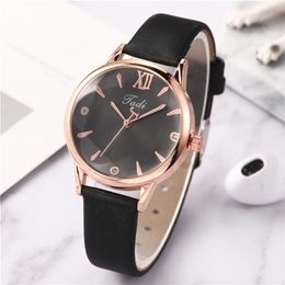 Wristwatches Fashion Simple Watches For Women Stylish Casual Leather Ladies Quartz Watch Woman Clocks Vrouwen Zegarek Damski Wristwatch