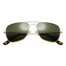 Fashion Square Shaped Sunglass Men Women Classic Designer Metal Frame Sun Glasses Outdoor UV400 Sunglasses High Quality with Cases