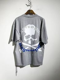 Fashion Brand t shirts master mind Japan Men's Skull Letter Offset Solid Print Loose T-shirt Designer Cotton Tops Men Tops Hiphop Streetwear
