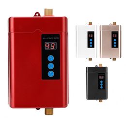 Heaters 110V/220V Household Mini Electric WaterHeater Tankless Instant Water Heater Heating Machine Water Heater 50 60HZ