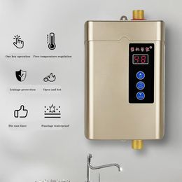 Heaters 110V/220V Household Mini Electric Water Heater Tankless Instant Water Heater Heating Machine Water Heater 50 60HZ