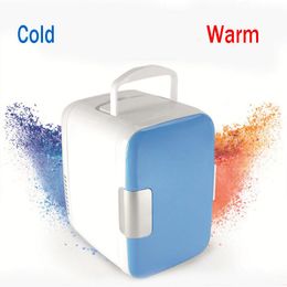 Refrigerator 12V 220V Mini Car Fridge Portable household Refrigerator Travel Auto Cooler Freezer Warmer cooling Box Dual Use Office 4L