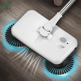 Mops 3in1 Electric Broom Sweeper Rechargeable Wireless Electric Mop Handheld Home Floor Cleaning Machine All-round Rotation Scrubber 230512