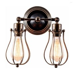 Wall Lamps Modern Vintage Lights Loft Mounted Lamp 180° Rotation Adjustable Bedside Rustic Sconce Fixture