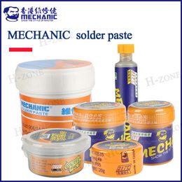 Lasfluxen MECHANIC New Type Low Temperature Leadfree smd Solder Paste Flux For Soldering Led Mobile Phone Repair Welding paste tool 500g