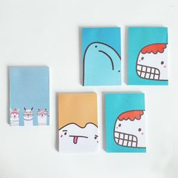 Sheets Cute Dolphins Memo Pad Cartoon Alpaca Sticky Note Office Accessories Kawaii Stationery