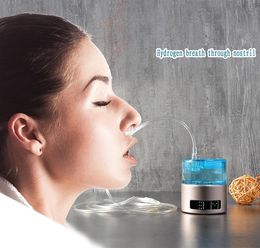 bottle New SPE/PEM Water Ionizer Bottle Hydrogen Generator Water Maker Portable HydrogenRich High H2 Dual Use Hydrogen lonizer Machine