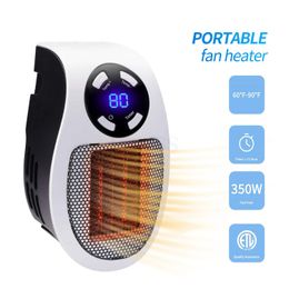 Fans Electric Warmer Mini Fan Heater 500W Portable Wall Heater Ceramic Heating Radiator Body Hand Warmer Fan for Home Office