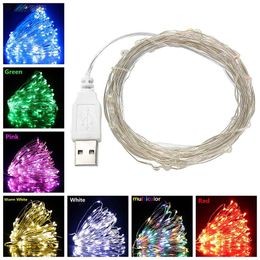 Strips LED String Lamp DC5V Flexible Light Strip Tape Ribbon 1M 2M 3M 5M 10M HDTV TV Desktop Screen Background Bias LightingLED