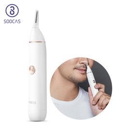 Trimmer SOOCAS N1 Nose Hair Trimmer Electric Eyebrow Ear Hair Shaver Automatic Razor Men Portable Clipper Removal Safe Blade Washable