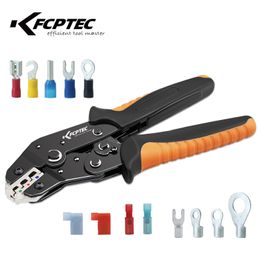 Tang SN02C Crimpling Pliers Adjustable Wire Micro Crimping Tool For Connectors 0.252.5mm² Terminals Electrical Insulated Crimp