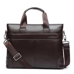 Fashion Handbag Men Briefcase Men's Business Bag PU Leather Laptop Bag Designer Male Shouler Messager Bags Men Tote Bags238D