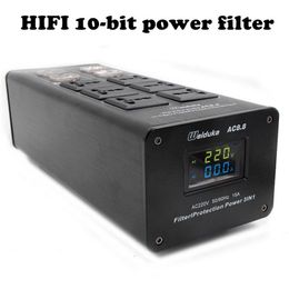 Adaptors HIFI Audio Noise AC Power Philtre Power Conditioner Power Purifier Surge Protection with EU Outlets Power Strip