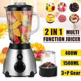 Blenders Juicers Food Processor Blenders Electric Blender Fresh Juice Maker Mixer 1500ml Household Multifunctional Juicer Machine 400W