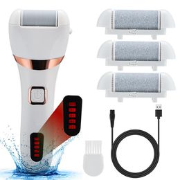 Files Electric Foot File Callus Remover Machine LCD Display Rechargeable Pedicure Device For Heels Remove Dead Skin Foot Care Tools