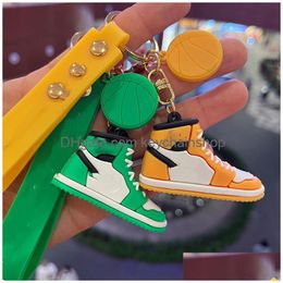 Key Rings Party Favour Designer Sneaker Keychain Men Women Ring Gift Shoes Keychains Handbag Chain Basketball Shoe Drop Delivery Jewel Dhdct