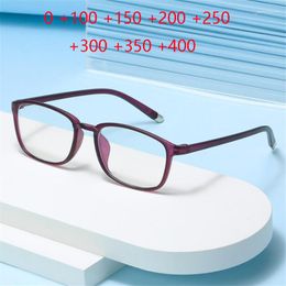 Sunglasses GSBJXZ TR90 Anti-blue Light Square Farsighted Eyeglasses Women Men Plus Degree Presbyopic Spectacles 0 1.0 1.5 To 4.0