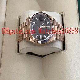 High Quality Men's Watch Day-Date President 40MM 18K Rose gold 228235 Asia 2813 Movement Automatic Mens Watches Including box273M