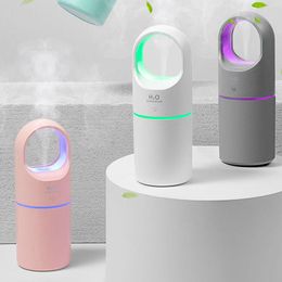 Appliances Portable Humidifier Essential Oil Aroma Diffuser 450ml USB For Bedroom Home Car With Colorful Night Light Mini Desk Humidifier